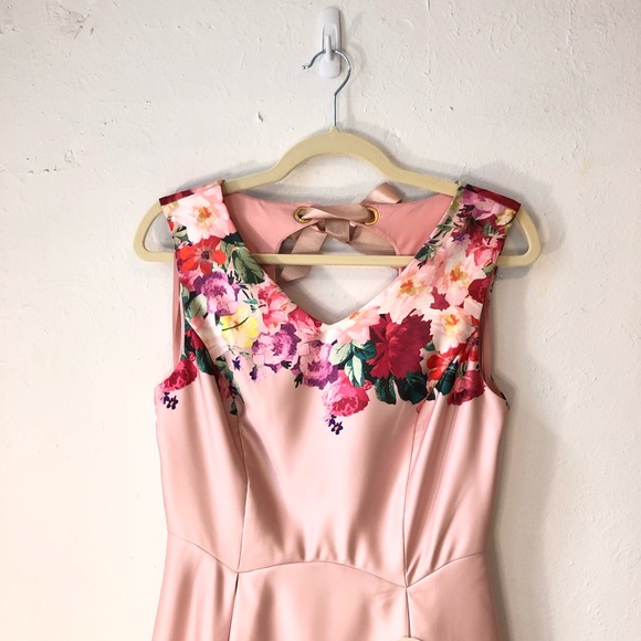 Yumi Kim Pink fit and flare bell sundress sz UK 10 - Picture 2 of 16